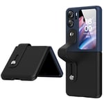 COQUE Étui pour Oppo Find N2 Flip,coque de téléphone Ultra Fine Tout Compris avec Support vidéo pour Bracelet,coque de téléphone Pliable pour Oppo Find N2 Flip-Lanlan