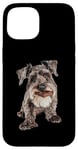 iPhone 15 Miniature Schnauzer Chocolate Case