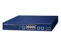 Planet Layer 3 8-Port 2.5Gbase-T +, Håndtert, L3, 10G Ethernet (100/1000/10000), Full Tosidig, Rack-Montering, 1U