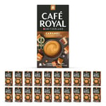 Café en Capsules Aluminium - Café Royal Pro | 20 x 10 soit 200 Dosettes - Compatibles avec les Machines à café Nespresso®* Alu à usage Domestique - SAVEUR CARAMEL