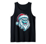 Funny Xmas Abominable Snowman Bigfoot Yeti Retro Christmas Tank Top