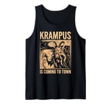 Krampus Is Coming To Town Christmas Monster Men Women Kids Tank Top