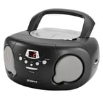 groov e Orginal Boombox - Portable CD Player with Radio 3.5mm Aux Port Headphone