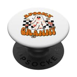 Spooky Granny Groovy Assorti Famille Halloween Cute Boo PopSockets PopGrip Interchangeable