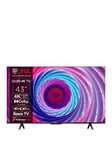 Tcl 43Rc650K Roku Tv, 43-Inch, 4K Ultra Hd Hdr, Qled Tv