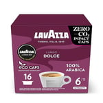Lavazza, A Modo Mio Lungo Dolce, 256 Coffee Capsules, 100% Arabica, Sweet and Smooth Taste, Intensity 6/13, Medium Roasting, Compostable, 16 Packs of 16 Coffee Pods