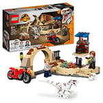 LEGO Jurassic World Atrociraptor Dinosaur: Bike Chase 76945 Building Kit; Fun Playset for Kids Who Love Dinosaurs and Motorcycle Toys; Gift Idea for Ages 6 and up (169 Pieces)