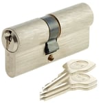 YALE Cylindre de Serrure - Pour Porte Exterieure-Entree - 5 Goupilles - 3 Cles - 35 x 35 mm