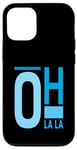 Coque pour iPhone 12/12 Pro Bleu Oh La La Blue Color Graphic