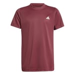 adidas Boy's Boys Club Tennis T-Shirt, Shadow Red, 15-16 Years