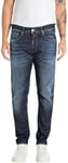 REPLAY Herren Jeans Willbi Regular Fit, Blau (Dark Blue 007-4), 31W / 32L