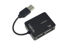 LogiLink Smile USB2.0 4-Port Hub - hub - 4 porte