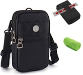 Portefeuille Housse Sport Petit Pochette Tactique Ceinture Homme Bandoulière Sac Sacoche Gadget Banane À Main Sac Téléphone Portable Sac De Voyage Avec Boucle Pour Iphone Samsung Wiko Smartphone