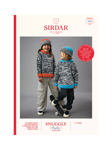 Sirdar Snuggly Replay High Five Kids' Hoodie Knitting Pattern, 2624