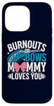 Coque pour iPhone 14 Pro Max Burnouts or Bows Mommy Loves You Baby Shower Sexe Reveal