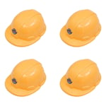 4 Pcs Childrens Hard Hat Construction Birthday Party Supplies Toddler Hard Hat