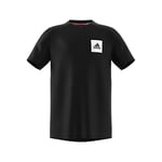 Adidas JB Tr Aero Tee T-Shirt - Black/Hi-Res Red S18/White, 1516