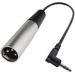 KEEPDRUM MC025XMJ Câble audio XLR-M - Prise jack 3,5 mm, 30 cm