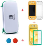 ensemble vert2-Étui De Protection Pour Nintendo Switch Lite, Sacoche De Transport Rigide, Pochette Pour Acces