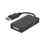 exertis Connect Convertisseur DisplayPort vers HDMI® VGA DVI (127377)