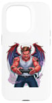 iPhone 15 Pro Battle Scarred Devil Angel Unleashed Power Tee. Case