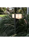 'Morgan'  Dark Grey Double Cube LED Outdoor Post Light