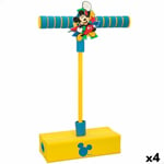 Bâton sauteur Mickey Mouse 3D Jaune Enfant [4 Unités]