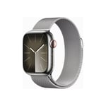 Watch S9 GPS+Cell 41mm Silver Stainl Steel Case Silver ML