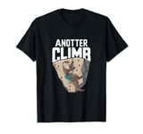 Funny Bouldering Pun Rock Climbing - Anotter Climb T-Shirt