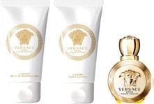 Versace Eros Pour Femme (W) Edp 5Ml + Duschgel 25Ml + Bodylotion 25Ml