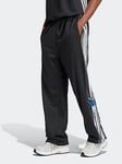 adidas Originals Mens Adibreak Track Pants - Black, Black, Size M, Men