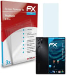 atFoliX 3x Screen Protection Film for RedMagic 9 Pro Screen Protector clear