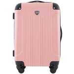 Travelers Club Bagage à Main Extensible Chicago 50,8 cm, Rose Gold, 20" Carry-on, Chicago Valise Rigide Extensible à roulettes pivotantes