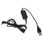 DC 5V till DC 12V USB Spänning Step Up Converter Kabel Power med DC-uttag 4,0 mm x 1,7 mm USB 5V till 12V