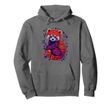 Aesthetic Red Panda Graphic Cute Red Panda Women Girls Pullover Hoodie