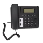 Home Desktop Corded Telephone Lcd Display Hands Free Caller Id Alarm Clock