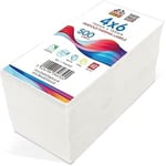 Double Dragon, 500 Direct Thermal Fanfold Shipping Barcode Labels, 4x6 (100x150mm), Premium Coated Paper, Permanent Adhesive, for Zebra, MUNBYN, Rollo, TSC, Toshiba, Citizen, Label Printer [1 Stack]