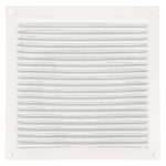 Amig - Grille de ventilation carrée en Aluminium avec moustiquaire | Grilles d'aération pour sortie d'air | Idéal pour plafond de cuisine et salle de bain | Dimensions : 170 x 170 mm | Couleur: Blanc