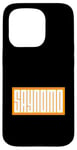 Coque pour iPhone 15 Pro Orange SAYNOMO (Say No More) Orange Color Graphic