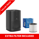 TWO FILTERS PACK Medify Air Purifier MA-14 Inc True Hepa Filter Black Sleep Mode