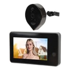 Wireless Peephole Door Viewer Video Doorbell Camera 1080P 4.3In Lcd Motion For