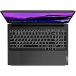 Lenovo IdeaPad Gaming 3 15IHU6 Laptop 39.6 cm (15.6") Full HD Intel® Core™ i5 i5-11320H 8 GB DDR4-SDRAM 256 GB SSD NVIDIA® GeForce® GTX 1650 Wi-Fi 6 (802.11ax) Windows 11 Home Black