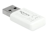 Delock Micro Stick 867 - Nätverksadapter - Usb 3.0 - Wi-Fi 5 - Vit