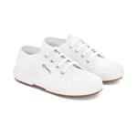 Superga Childrens Unisex Childrens/Kids 2750 Jcot Leather Trainers (White) - Size UK 3.5 Infant