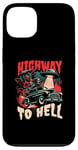 Coque pour iPhone 13 Highway to Hell - Bold Urban Graffiti Esthétique