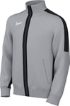 Nike Knit Soccer Track Jacket Y Nk Df Acd23 Trk Jkt K, Wolf Grey/Black/White, DR1695-012, S