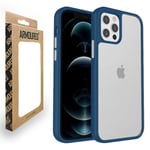 Armoured™ Shield Tough Case for Apple iPhone 14 Pro Max - Blue (Grey Buttons)