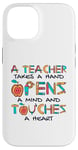 Coque pour iPhone 14 Teacher Takes A Hand Referendar Professeur Pédagogue Professeur