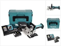 Makita DPJ 180 RYJ 18 V Akkukäyttöinen liitäntäleikkuri Makpac + 2 x 1,5 Ah akku + laturi