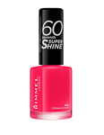 Rimmel - Vernis à Ongles 60 Seconds Super Shine - Ultra Brillance et Longue Tenue - Séchage Rapide - Coralicious - 8ml